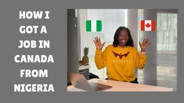 How to Get a Job in Canada From Nigeria